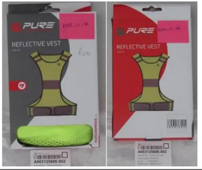 Photo de l’avis officiel: Pure Pure reflective vest Gilet de visibilité — risque: Blessures
