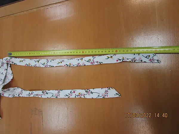 Foto uit de officiële melding: Fanny Look Kinderkleding set — risico: Verwonding