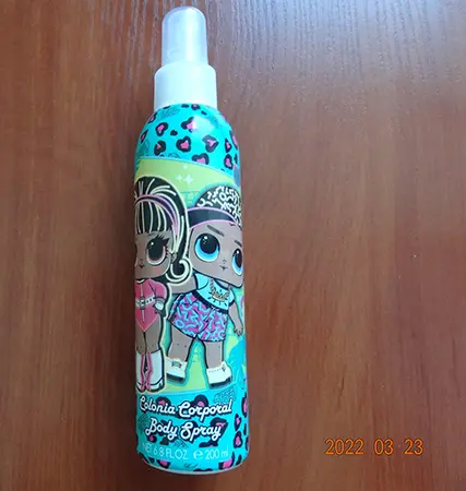 Foto do aviso oficial: L.O.L. SURPRISE! L.O.L. Surprise! Colonia Corporal Body Spray Pulverizador do corpo não enxuto — risco: Químico