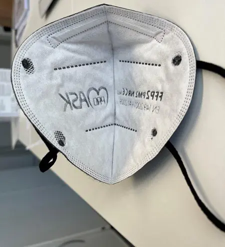 Foto aus der offiziellen Meldung: PRO MASK PRO MASK FFP2 Protective Mask Partikelfiltermaske — Risiko: Gesundheitsrisiken/Sonstige