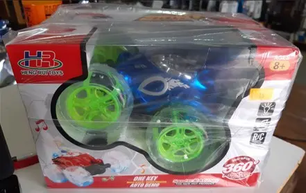 Foto dell’avviso ufficiale: SUPER STUNT RACING Giocattolo a batteria — rischio: Ambiente