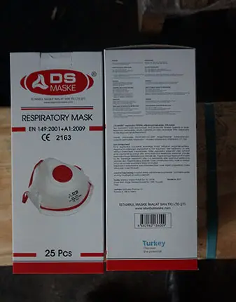 Foto dell’avviso ufficiale: DS Mask Respiratory mask Maschera filtro antiparticolato — rischio: Rischio per la salute / altro