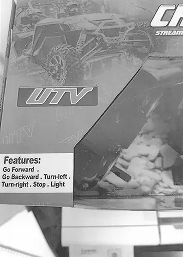 Foto dell’avviso ufficiale: UTV Cross Country Giocattolo a batteria — rischio: Ambiente