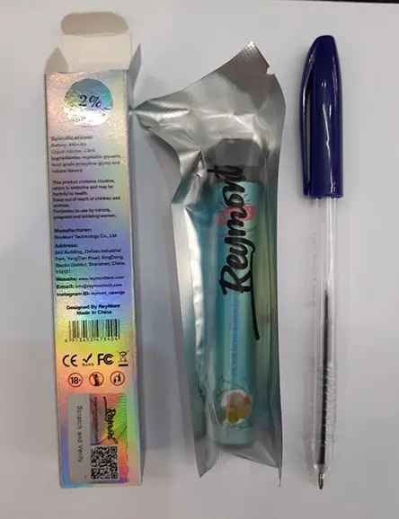 Photo de l’avis officiel: Reymont Reymont 688 Cigarette électronique jetable — risque: Risque chimique
