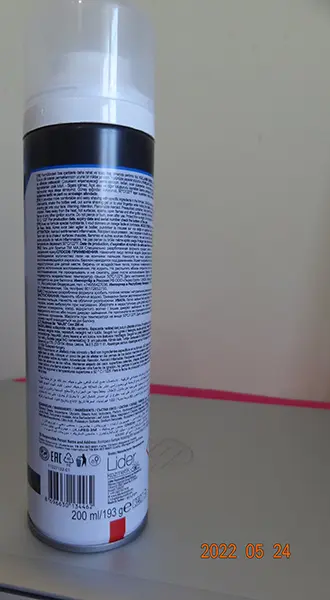 Photo de l’avis officiel: MAJIX Reflect Yourself Shaving Gel COOL Gel de rasage — risque: Risque chimique