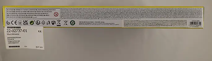 Foto dell’avviso ufficiale: Police Mega police-set Set di giocattoli della polizia — rischio: Rischio chimico