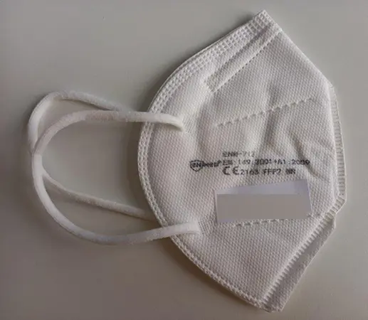 Foto uit de officiële melding: EN MED FFP2 Filtrierende Atemschutzmaske Het masker van het deeltjefilter — risico: Gezondheidsrisico/overige