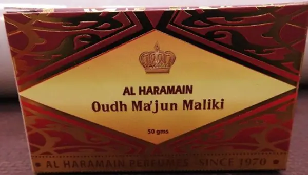 Foto dell’avviso ufficiale: Al Haramain Oudh Majun Maliki Profumo — rischio: Rischio chimico