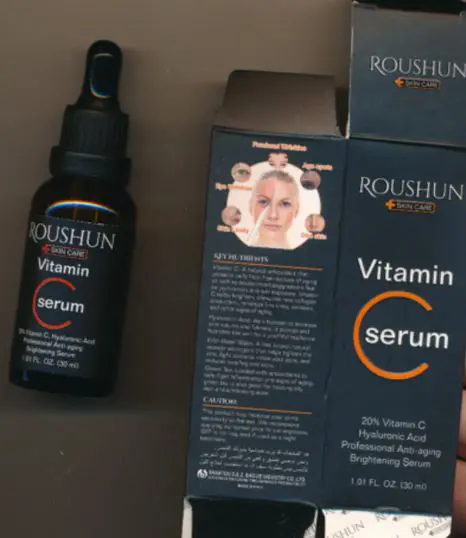 Photo de l’avis officiel: ROUSHUN Vitamin C serum Crème de soin de la peau — risque: Risque chimique