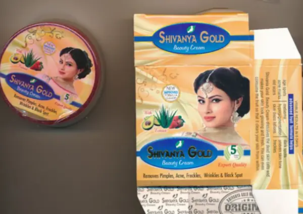 Zdjęcie z oficjalnego zgłoszenia: AQSA Cosmetics SHIVANYA GOLD Beauty Cream Krem do skóry — ryzyko: Chemiczne