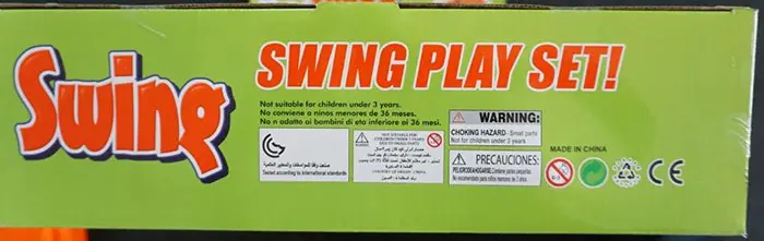 Foto do aviso oficial: Kingsport Swing Balanço de plástico — risco: Entalamento & Ferimentos (A12/01241/22)