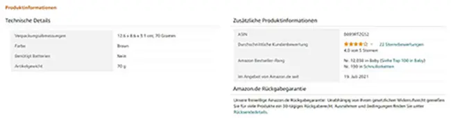 Foto aus der offiziellen Meldung: Bubuyun Schnullerhalter — Risiko: Ersticken