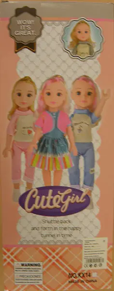 Photo from the official notice: Cute Girl Cute Girl plastic doll — chemical risk
