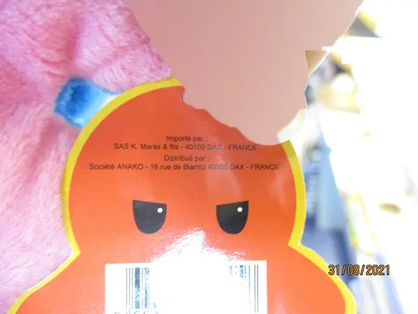 Foto do aviso oficial: ANAKO Peluche poulpe réversible avec LED Brinquedo macio — risco: Engasgamento & Lesões oculares