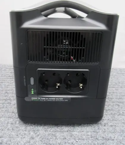 Foto uit de officiële melding: EcoFlow RIVER 600 MAX Portable power station Draagbare krachtcentrale — risico: Elektrische schok