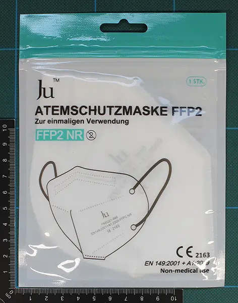 Photo de l’avis officiel: JU Masque de filtre à particules — risque: Risque sanitaire/autre