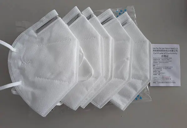 Foto aus der offiziellen Meldung: SHOUHUDUN Particle filter mask KN95 5 pack Partikelfiltermaske — Risiko: Gesundheitsrisiken/Sonstige