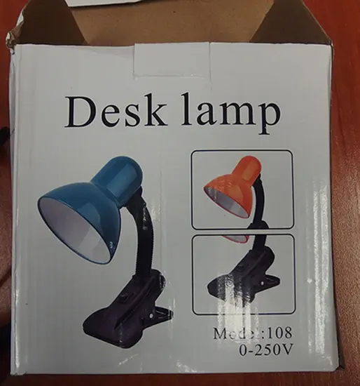 Foto do aviso oficial: EVG Lampka CLIPS NEW Lâmpada portátil — risco: Choque elétrico