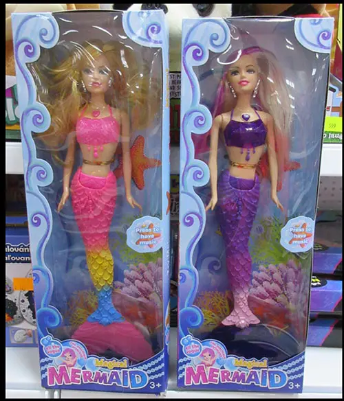 Photo de l’avis officiel: Magical MERMAID Poupée en plastique — risque: Risque chimique