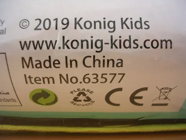 Photo from the official notice: konig kids 3 in 1 Play center activity play mat — choking risk