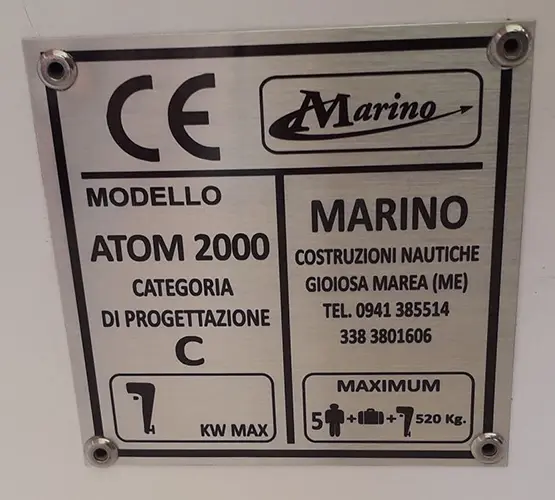 Foto uit de officiële melding: Marino Motorboot — risico: Verdrinking