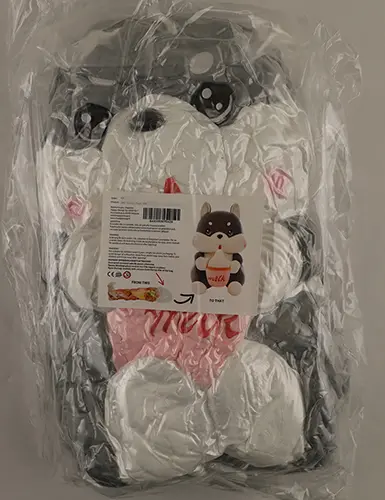 Photo de l’avis officiel: Plushie puppy Jouet en peluche — risque: Étouffement