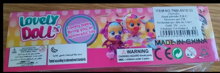 Foto do aviso oficial: Lovely DOLL Boneca de plástico — risco: Químico