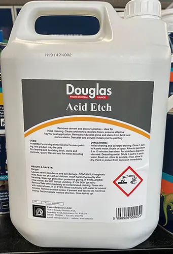 Foto dell’avviso ufficiale: Douglas Douglas Acid Etch Detergente per cemento — rischio: Rischio chimico