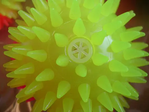 Foto do aviso oficial: essaco Flashing spiky ball Yoyo puffer bola — risco: Engasgamento & Estrangulamento