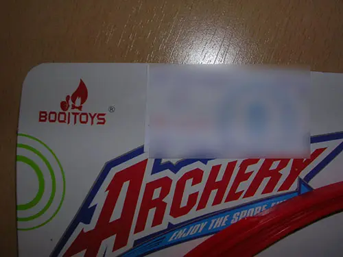 Photo de l’avis officiel: BOQJTOYS Archery Jeu d’arc de jouet — risque: Étouffement & Blessures