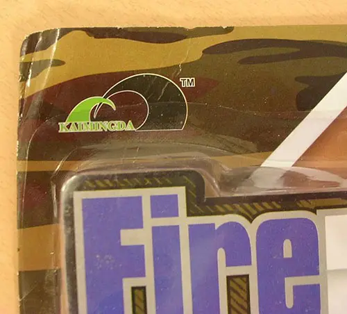 Photo from the official notice: Kaimingda Firepower gun toy gun set — choking & injuries risk