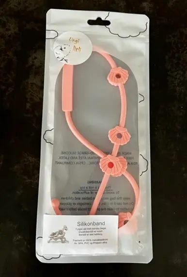 Photo de l’avis officiel: Silicone chain (silikonband) Support de sucette — risque: Etranglement