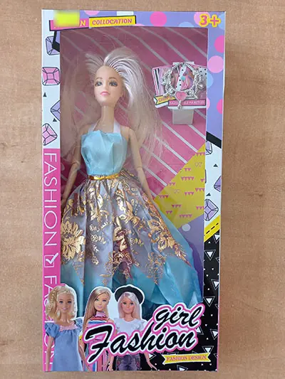 Foto do aviso oficial: Fashion girl Conjunto de bonecas de plástico — risco: Químico