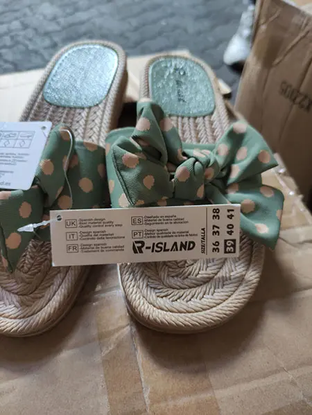 Photo de l’avis officiel: R-Island R-Island Sandales — risque: Risque chimique