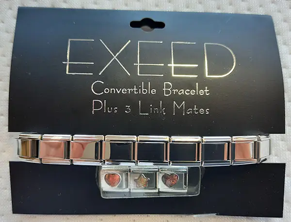 Photo de l’avis officiel: EXEED Convertible Bracelet, Plus 3 Link Mates — risque: Risque chimique