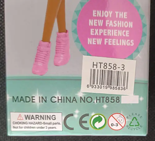 Foto dell’avviso ufficiale: Lovely Girl HAPPY EVERY DAY Bambola di plastica — rischio: Rischio chimico