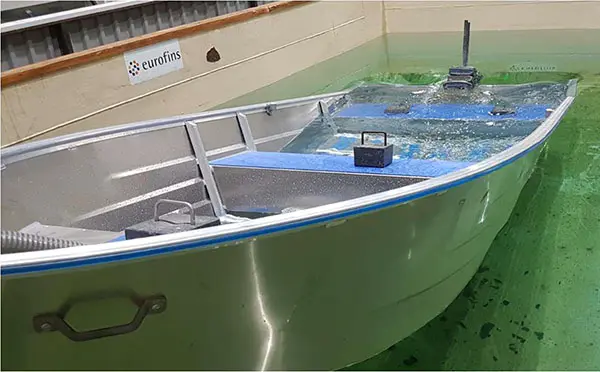 Foto uit de officiële melding: Trapper Motorboot — risico: Verdrinking