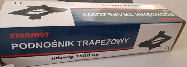 Photo de l’avis officiel: STANMOT Podnosnik trapezowy Prise de ciseaux — risque: Blessures