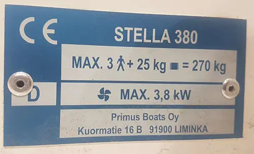 Foto aus der offiziellen Meldung: Stella Freizeitboote — Risiko: Ertrinken