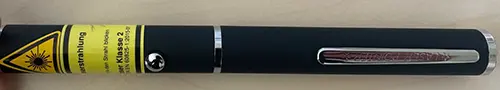 Photo from the official notice: Laserpointer laser pointer — damage to sight risk (A12/01465/22)