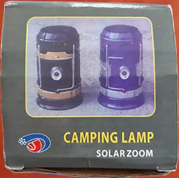 Foto do aviso oficial: CAMPING LAMP SOLAR ZOOM Lâmpada de acampamento — risco: Choque elétrico