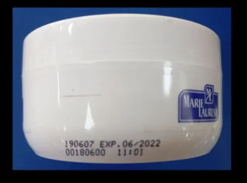 Foto del aviso oficial: MARIE LAURENT ML Crema Viso NUTRIENTE Avena &amp; Cera D'Api Crema del cuerpo — riesgo: Riesgos químicos