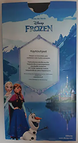 Photo de l’avis officiel: FROZEN Autocollant réfléchissant — risque: Blessures
