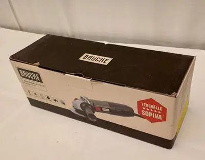 Photo de l’avis officiel: Brücke Angle grinder Broyeur d’angle — risque: Choc électrique