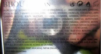 Photo de l’avis officiel: Bijou Parfum — risque: Risque chimique