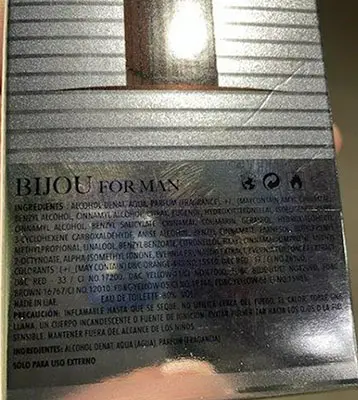 Photo de l’avis officiel: Bijou Parfum — risque: Risque chimique