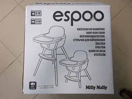 Foto aus der offiziellen Meldung: Milly Mally Baby High Chair Kinderhochstuhl — Risiko: Ersticken
