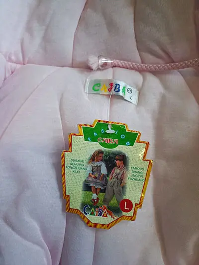 Photo de l’avis officiel: CAJBA Combinaison de bébés — risque: Blessures & Etranglement