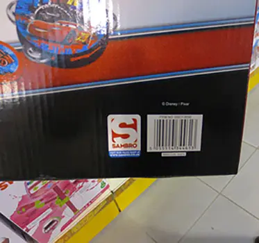 Photo from the official notice: MUSIC SET CARS DISNEY musical toy set — chemical risk