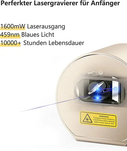 Photo from the official notice: LaserPecker LaserPecker L1 laser engraving machine — damage to sight risk